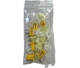 46 Ecrous cages plastique