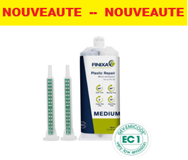 Kit réparation plastique moyen 1,5' - 50 ml noir MICRO EMISSION   REMPLACE LE PLI02