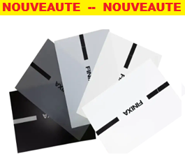 Plaquettes test SOUPLE 50 pièces GRIS CLAIR