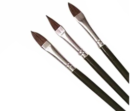 kit de 3 pinceaux 3 tailles