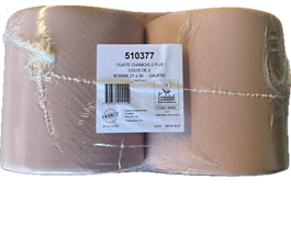2 Bobines ESSUI MAIN CHAMOIS  - 2 couches 21 cm x 30 cm