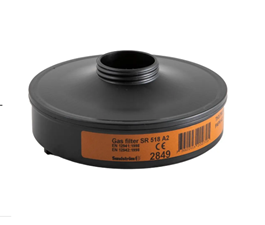 2 Filtres à gaz SR518 A2 pour masque ventilé SR570