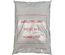 Absorbant Végétal sciure ignifugée sac de 40 litres  --------------